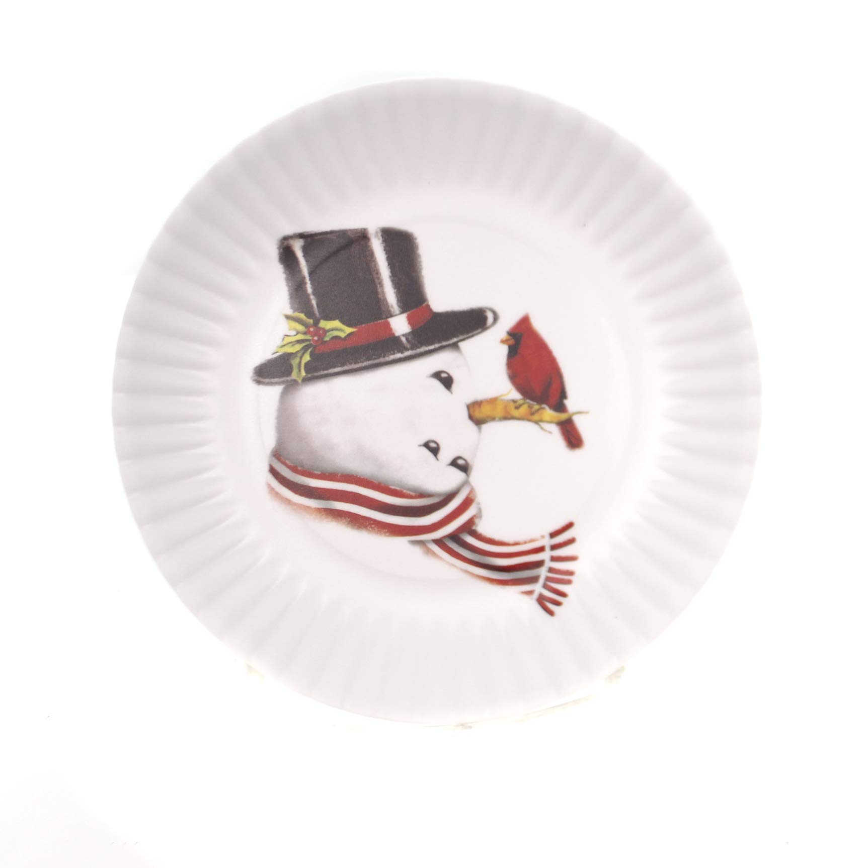 Amazon.com: 180 Degrees RETRO CHRISTMAS PLATE Melamine Santa